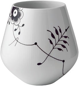 Sort Mega Riflet 20,5 cm. Vase